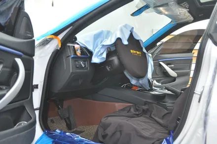 BMW 435d 그란 쿠페 서비스 윈도우 틴팅필름 뜯어내고 전체 재시공 - 솔라가드 프리미엄 동대문점 / 서울 동대문구 답십리동