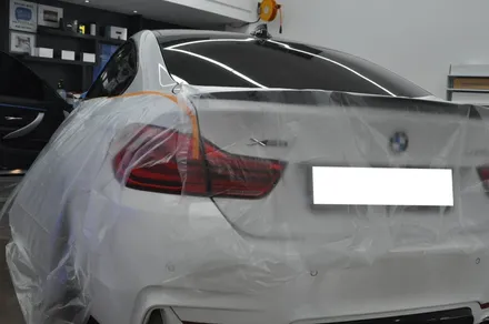 BMW 435d 그란 쿠페 서비스 윈도우 틴팅필름 뜯어내고 전체 재시공 - 솔라가드 프리미엄 동대문점 / 서울 동대문구 답십리동