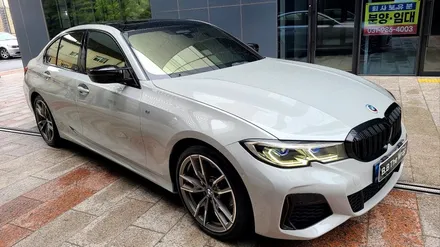 BMW M340I 자동차랩핑으로 포르쉐 순정 크레용 컬러체인지 / 일산, 고양 백마