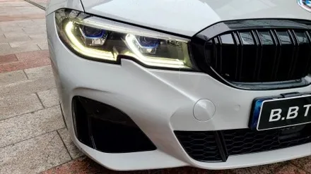 BMW M340I 자동차랩핑으로 포르쉐 순정 크레용 컬러체인지 / 일산, 고양 백마