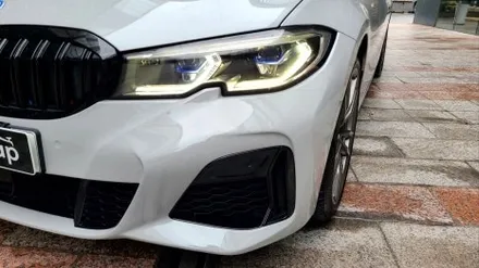 BMW M340I 자동차랩핑으로 포르쉐 순정 크레용 컬러체인지 / 일산, 고양 백마