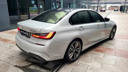 BMW M340I 자동차랩핑으로 포르쉐 순정 크레용 컬러체인지 / 일산, 고양 백마