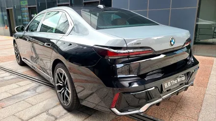 일산 마포BMW 740i투톤(듀오톤)랩핑 자동차랩핑 비용 유지관리 / 일산, 고양 백마