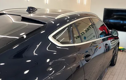 강서 BMW X6 M50i자동차 블랙랩핑지로 크롬죽이기 고광택 추가 / 일산, 고양 백마