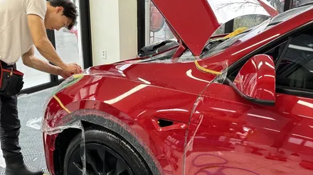 테슬라 도장면이 약하다는 생각 해보셨나요?? 그래서 필요한 부위만큼 PPF로 보호했습니다! / 일산, 고양 백마