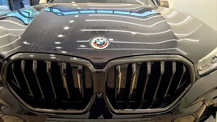 강서 BMW X6 M50i자동차 블랙랩핑지로 크롬죽이기 고광택 추가 / 일산, 고양 백마