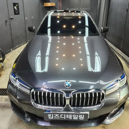 BMW 530i 광택 유리막 코팅 작업했어요 / 서울 영등포