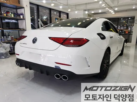 일산랩핑 벤츠 CLS 400d 에이버리 사틴블랙 락 그레이 메탈릭 전체랩핑 시공완료 / 고양 덕양구, 일산, 파주