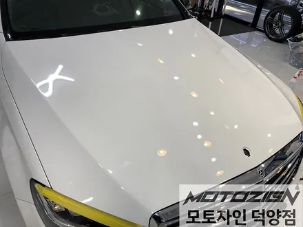 일산랩핑 벤츠 C220d 에이버리 사틴화이트펄 전체랩핑 시공완료! / 고양 덕양구, 일산, 파주