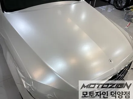 일산랩핑 벤츠 C220d 에이버리 사틴화이트펄 전체랩핑 시공완료! / 고양 덕양구, 일산, 파주