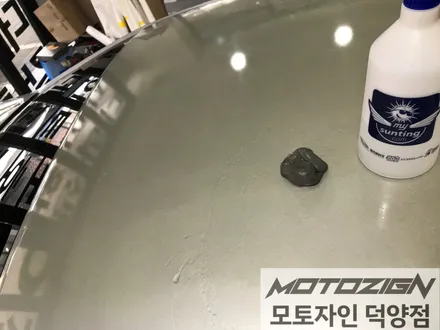 푸조 508 기존 루프스킨 제거 후 재시공 [3M 2080 - Gloss Black] 블랙유광 루프스킨 / 고양 덕양구, 일산, 파주