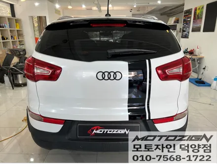 기아 스포티지r 솔라가드 차콜썬팅/틴팅 전면32% / 측,후면 13% 전체 썬팅 재시공/아이나비 QXD7000 블랙박스 / 고양 덕양구, 일산, 파주