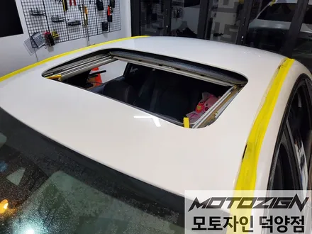 일산랩핑 벤츠 C220d 에이버리 사틴화이트펄 전체랩핑 시공완료! / 고양 덕양구, 일산, 파주