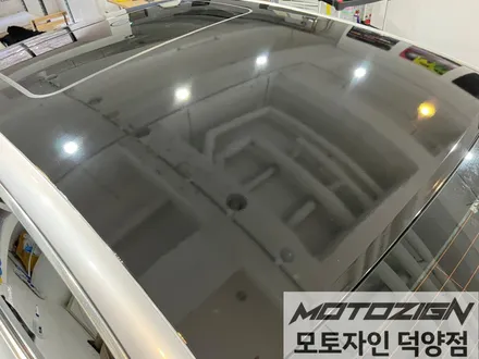 푸조 508 기존 루프스킨 제거 후 재시공 [3M 2080 - Gloss Black] 블랙유광 루프스킨 / 고양 덕양구, 일산, 파주