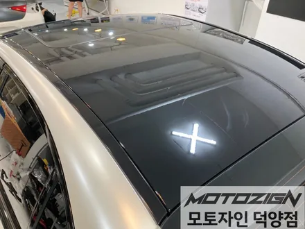 일산랩핑 벤츠 C220d 에이버리 사틴화이트펄 전체랩핑 시공완료! / 고양 덕양구, 일산, 파주