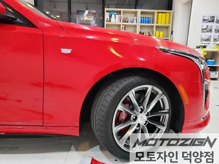 캐딜락 CT4 전체 래핑 덕양구랩핑 일산랩핑 파주랩핑 삼송랩핑 원흥랩핑 카스킨 랩핑전문점 모토자인 덕양점 !!! / 고양 덕양구, 일산, 파주