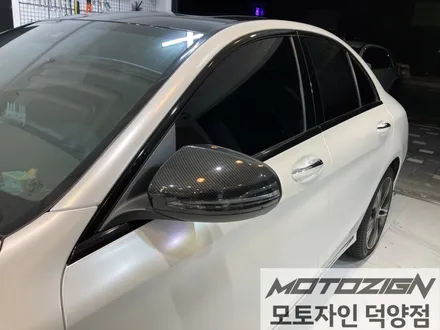 일산랩핑 벤츠 C220d 에이버리 사틴화이트펄 전체랩핑 시공완료! / 고양 덕양구, 일산, 파주
