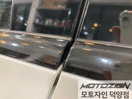 일산랩핑 벤츠 C220d 에이버리 사틴화이트펄 전체랩핑 시공완료! / 고양 덕양구, 일산, 파주
