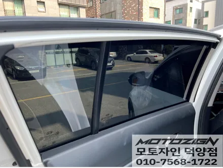 기아 스포티지r 솔라가드 차콜썬팅/틴팅 전면32% / 측,후면 13% 전체 썬팅 재시공/아이나비 QXD7000 블랙박스 / 고양 덕양구, 일산, 파주