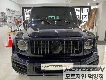 벤츠 G63 AMG 지바겐 [에이버리 - Satin Black] 블랙무광 크롬죽이기 사이드스탭 부분랩핑 / 고양 덕양구, 일산, 파주