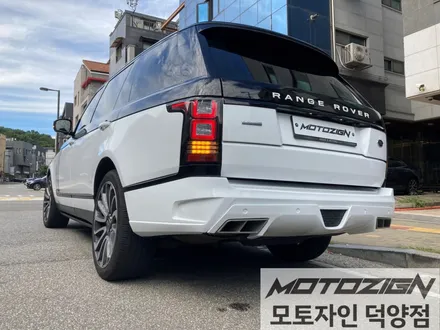 일산랩핑 레인지로버 보그 투톤랩핑 3M2080 블랙유광 / 에이버리 화이트유광 전체투톤랩핑 시공완료! / 고양 덕양구, 일산, 파주