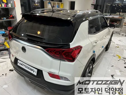 쌍용 코란도C [3M 2080 - Gloss Black] 블랙유광 투톤랩핑/루프스킨 / 고양 덕양구, 일산, 파주