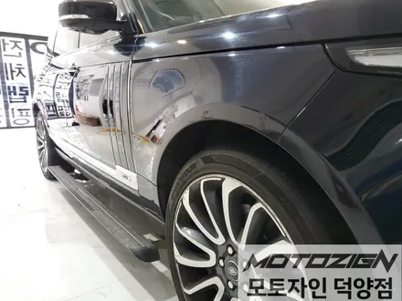 일산랩핑 레인지로버 보그 투톤랩핑 3M2080 블랙유광 / 에이버리 화이트유광 전체투톤랩핑 시공완료! / 고양 덕양구, 일산, 파주