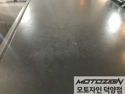 푸조 508 기존 루프스킨 제거 후 재시공 [3M 2080 - Gloss Black] 블랙유광 루프스킨 / 고양 덕양구, 일산, 파주