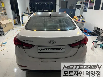 현대 아반떼md [3M 2080 - Gloss Black] 블랙유광 투톤랩핑/루프스킨 / 고양 덕양구, 일산, 파주