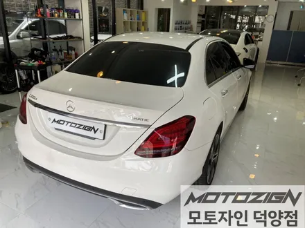 일산랩핑 벤츠 C220d 에이버리 사틴화이트펄 전체랩핑 시공완료! / 고양 덕양구, 일산, 파주
