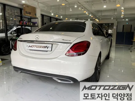 일산랩핑 벤츠 C220d 에이버리 사틴화이트펄 전체랩핑 시공완료! / 고양 덕양구, 일산, 파주