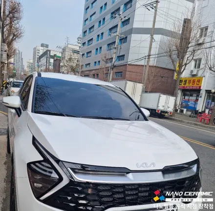 영등포썬팅전문 썬가드영등포점 스포티지 NF4 시공 / 서울 영등포구 양평동1가