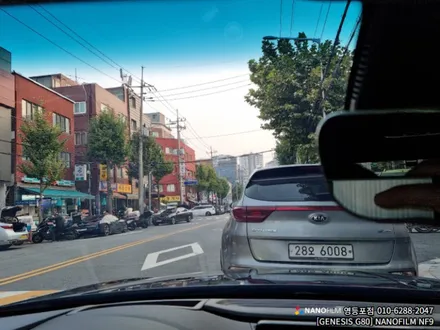 영등포썬팅 나노필름 영등포점 제네시스 G80 나노필름 NF9 썬팅 시공 / 서울 영등포구 양평동1가