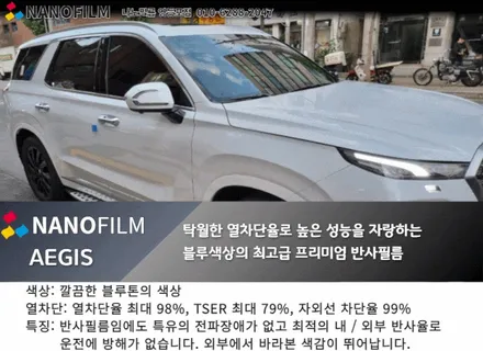 영등포썬팅 나노필름 영등포점 현대 팰리세이드 나노필름 시공 후기 / 서울 영등포구 양평동1가