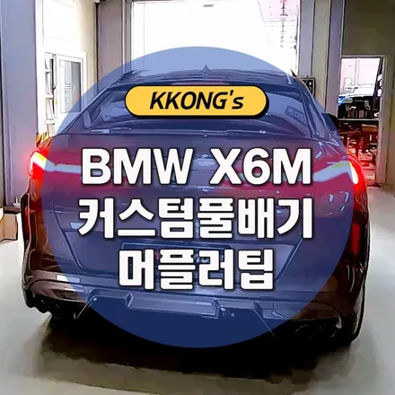 [BMW X6M] 커스텀풀배기 + 머플러팁 / 인천 동구