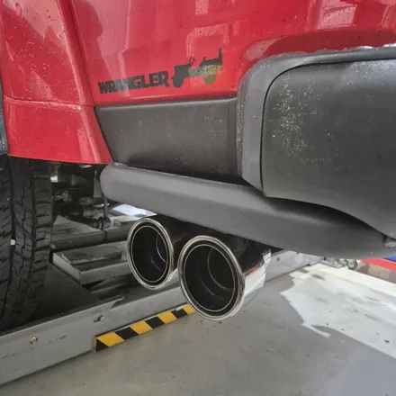 지프 글레디에이터 jeep tuning 듀얼머플러팁 + 엑티브사운드 저스트 설치 / 인천 동구