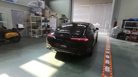 벤츠GT43 AMG 배기튜닝으로 우렁찬 배기음 연출! / 인천 동구