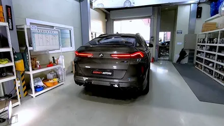 [BMW X6M] 커스텀풀배기 + 머플러팁 / 인천 동구