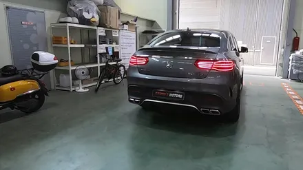 벤츠GLE63 AMG 제대로 된 엔드 배기튜닝 / 인천 동구