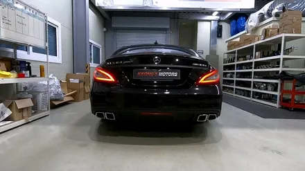 [벤츠 CLS 63AMG] 엔드 커스텀배기 작업 / 인천 동구