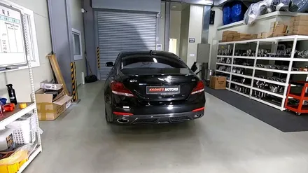 [제네시스 G70 3.3] 커스텀풀배기 + 부밍음감소작업 / 인천 동구