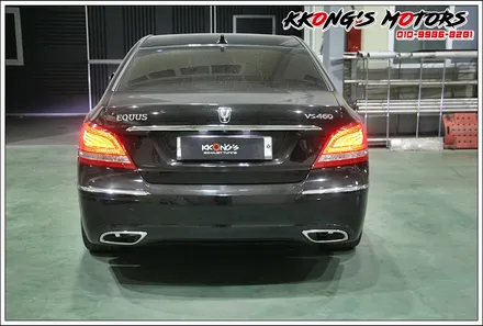 에쿠스 8기통 모델의 가변배기튜닝, 에쿠스 중저음 배기튜닝 / 인천 동구