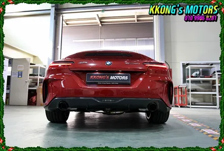 크리스마스 물씬 풍기는 레드컬러의 BMW Z4 20I 커스텀 듀얼배기튜닝 / 인천 동구
