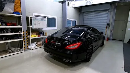 [벤츠 CLS 63AMG] 엔드 커스텀배기 작업 / 인천 동구