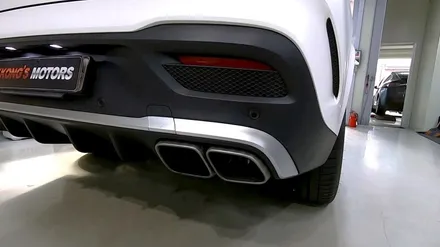 [벤츠 GLE63s AMG] 엔드 커스텀배기 작업 / 인천 동구