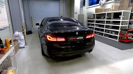[BMW 530i] 커스텀풀배기(가변시스템)+머플러팁 / 인천 동구