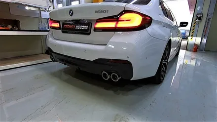 [BMW 530i] 엔드머플러+가변배기셋팅 / 인천 동구