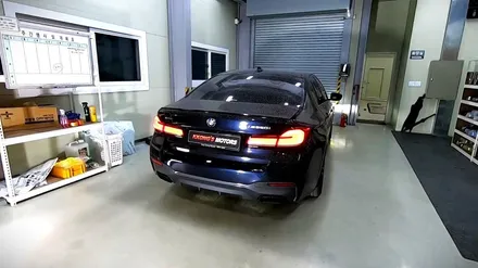 [BMW M550i] 커스텀가변배기 + 순정팁이식 / 인천 동구