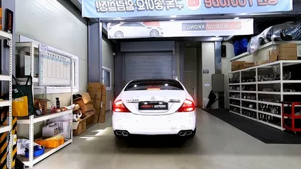 [벤츠 CLS500] 커스텀배기 + AMG머플러팁 / 인천 동구