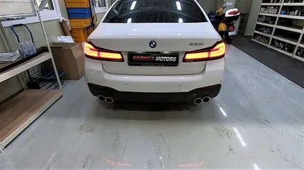 [BMW 530i] 엔드머플러+가변배기셋팅 / 인천 동구